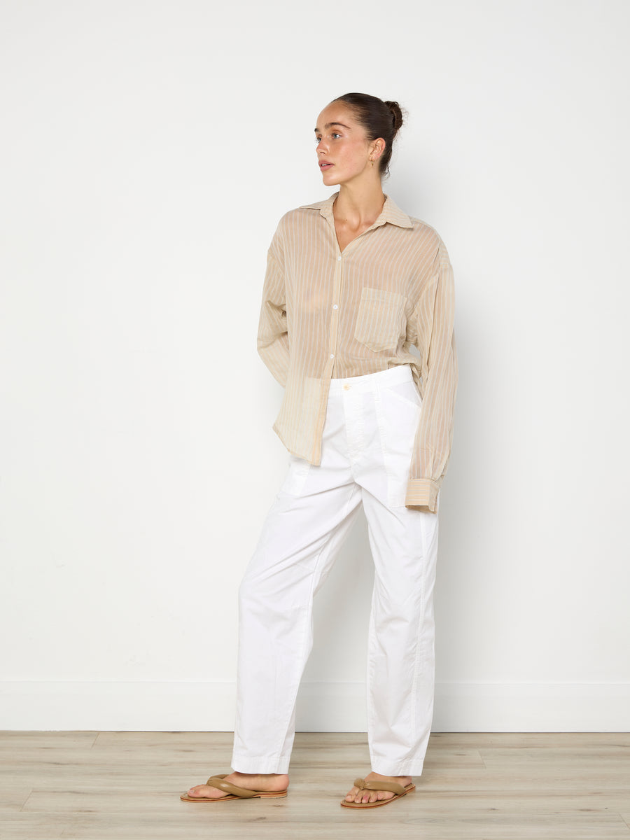 Hyde & Stone Bone Striped Shirt