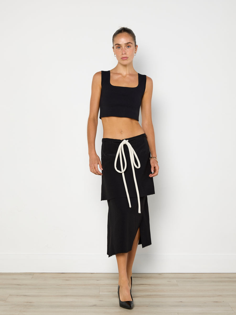 Christopher Esber White Cord Skirt