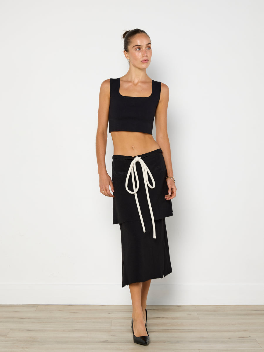 Christopher Esber White Cord Skirt