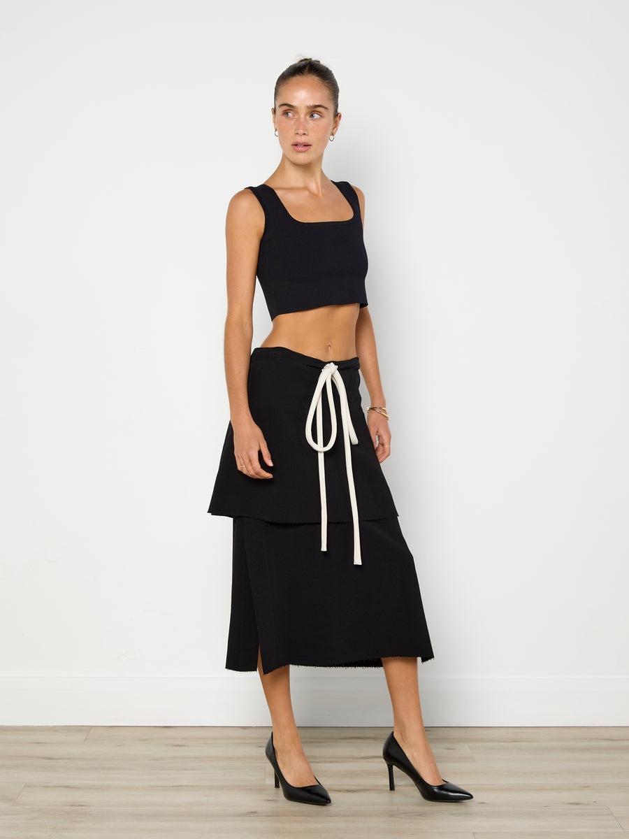 Christopher Esber White Cord Skirt