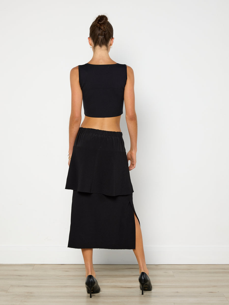 Christopher Esber White Cord Skirt