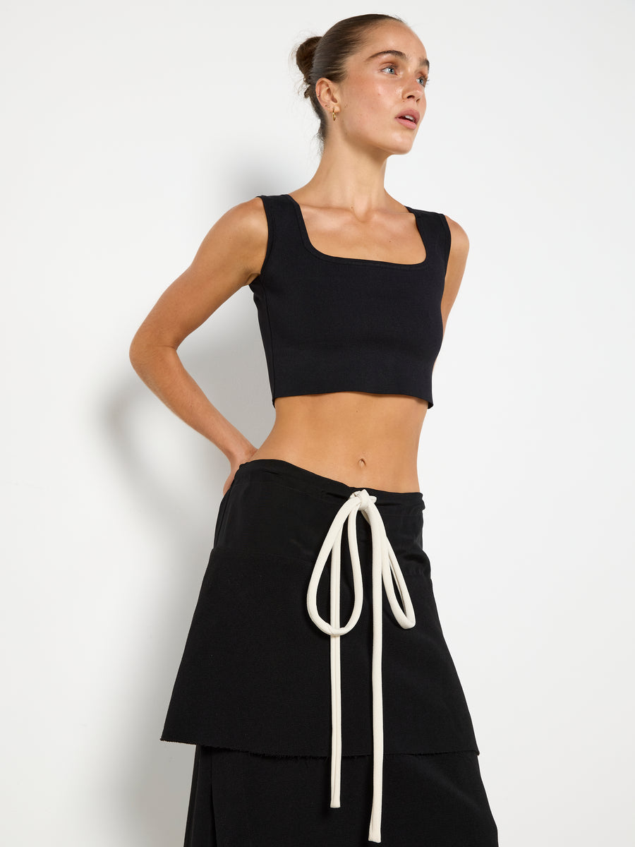 Christopher Esber White Cord Skirt