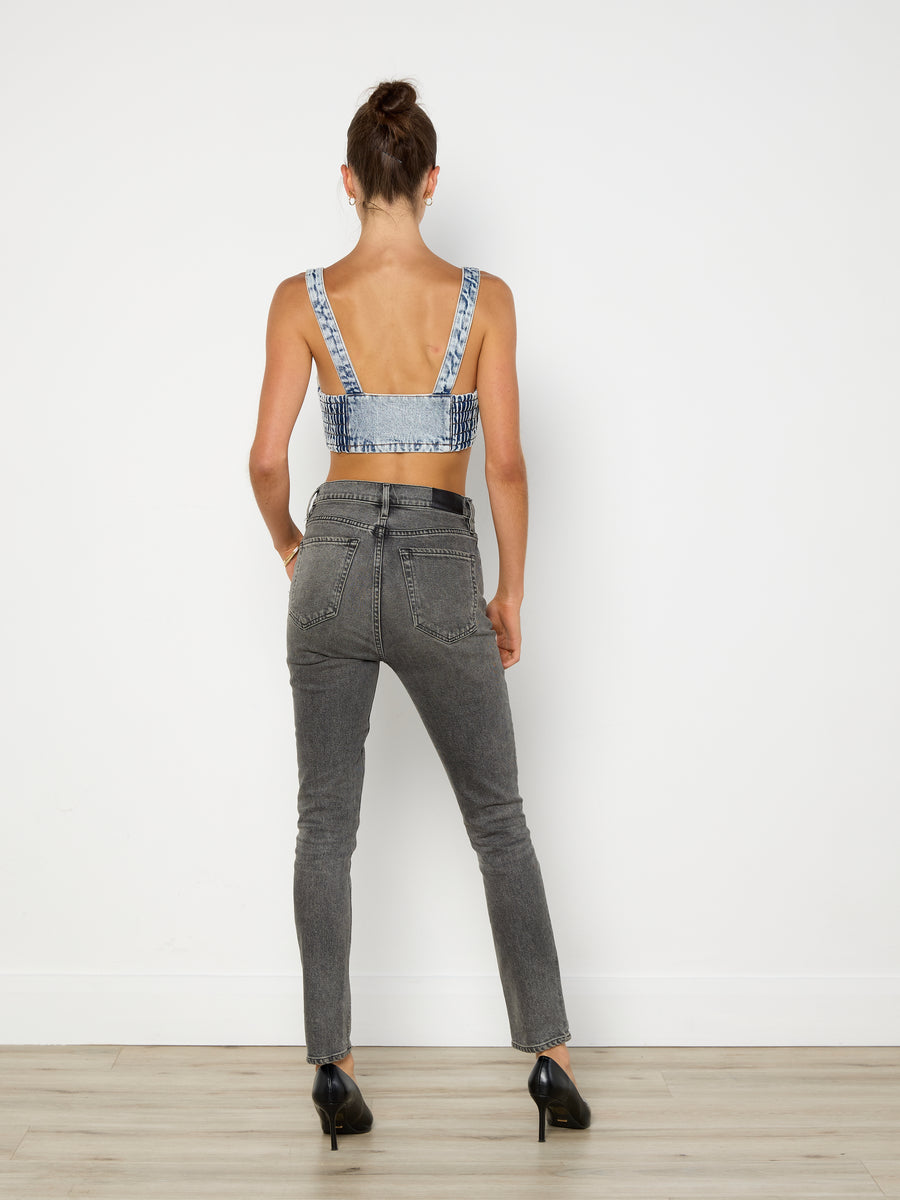 Alessandra Rich Crystal-Embellished Bustier