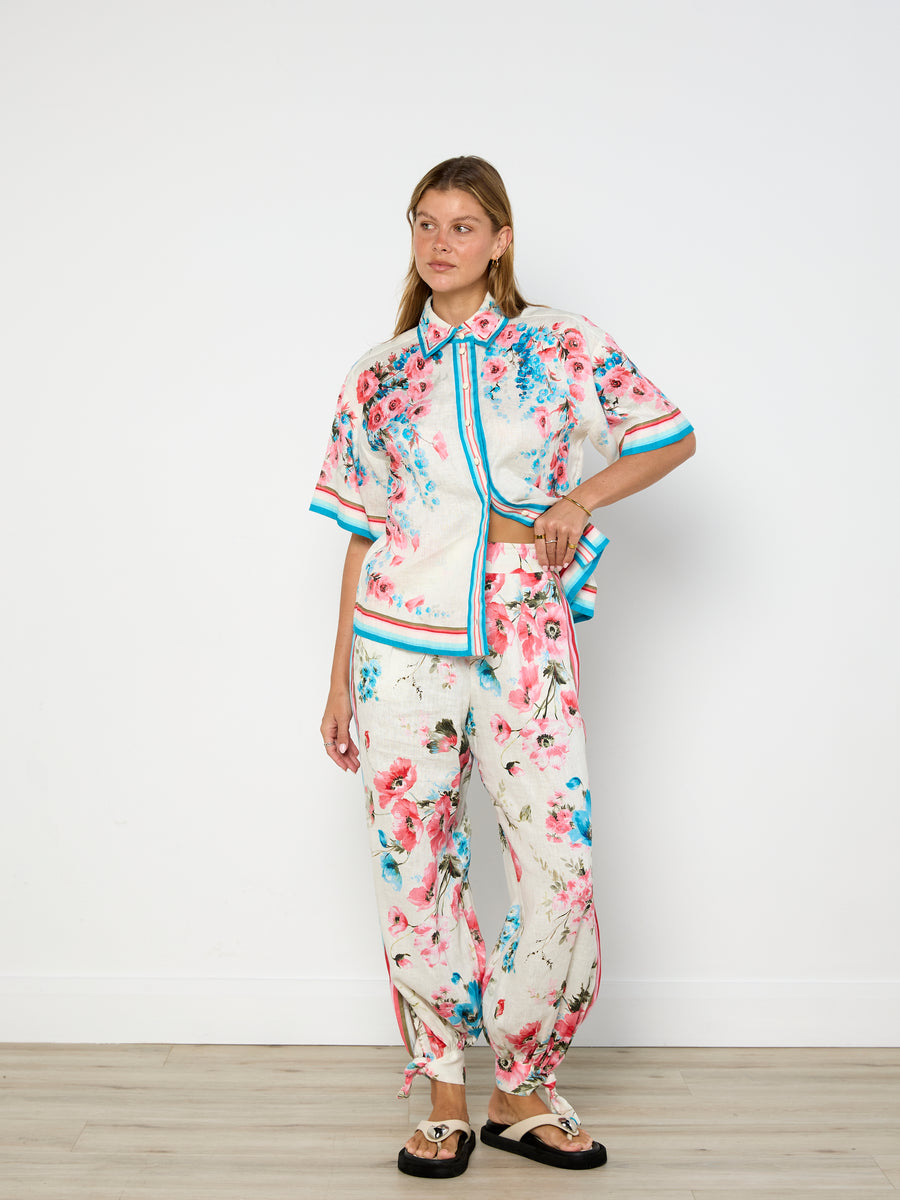 Zimmermann Halcyon Shirt and Pants Set