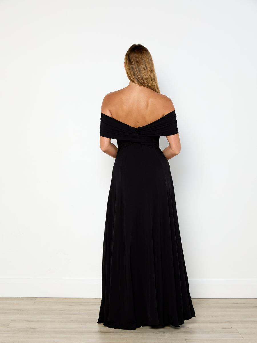 Khaite Bruna Off-shoulder Dress