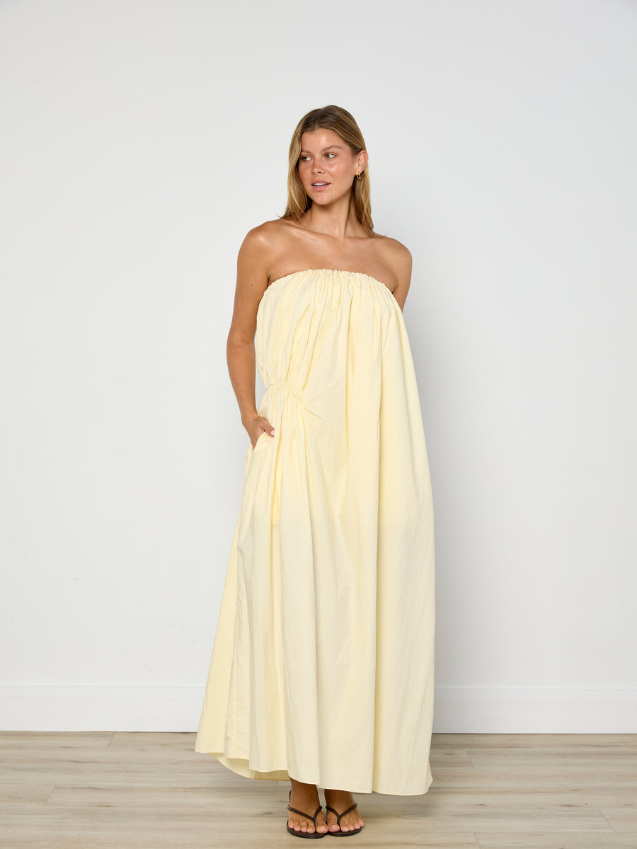 Esse Studios Strapless Cotton Dress