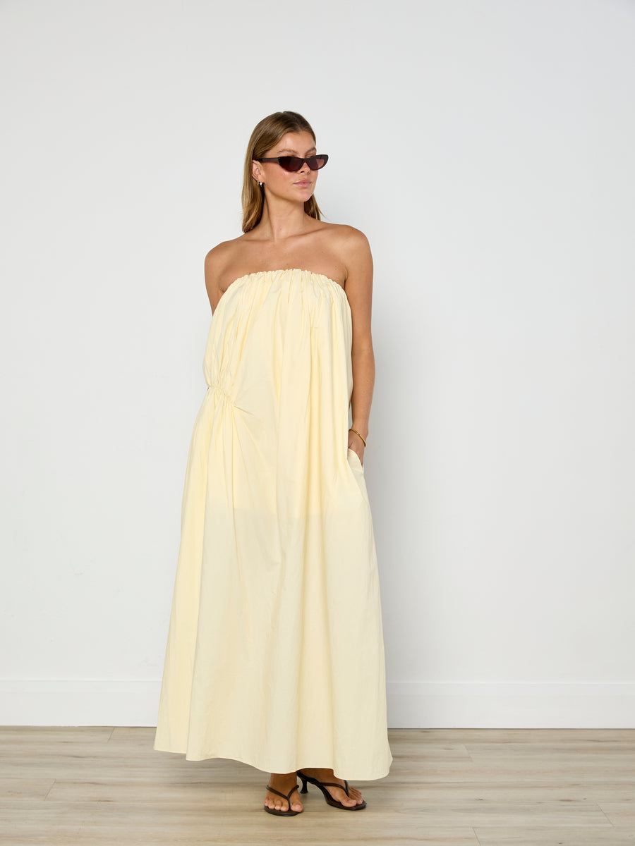 Esse Studios Strapless Cotton Dress