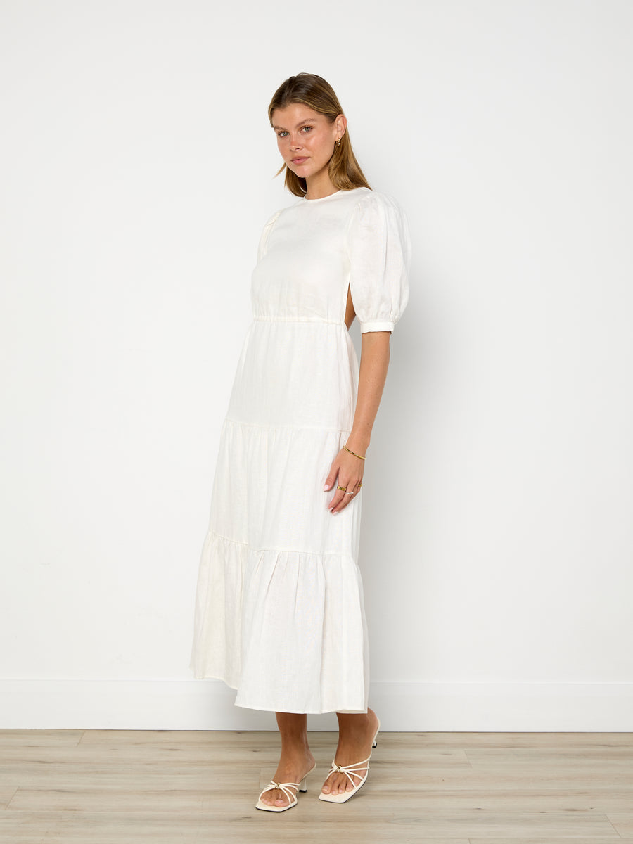 SIR. Lorena Tiered Midi Dress