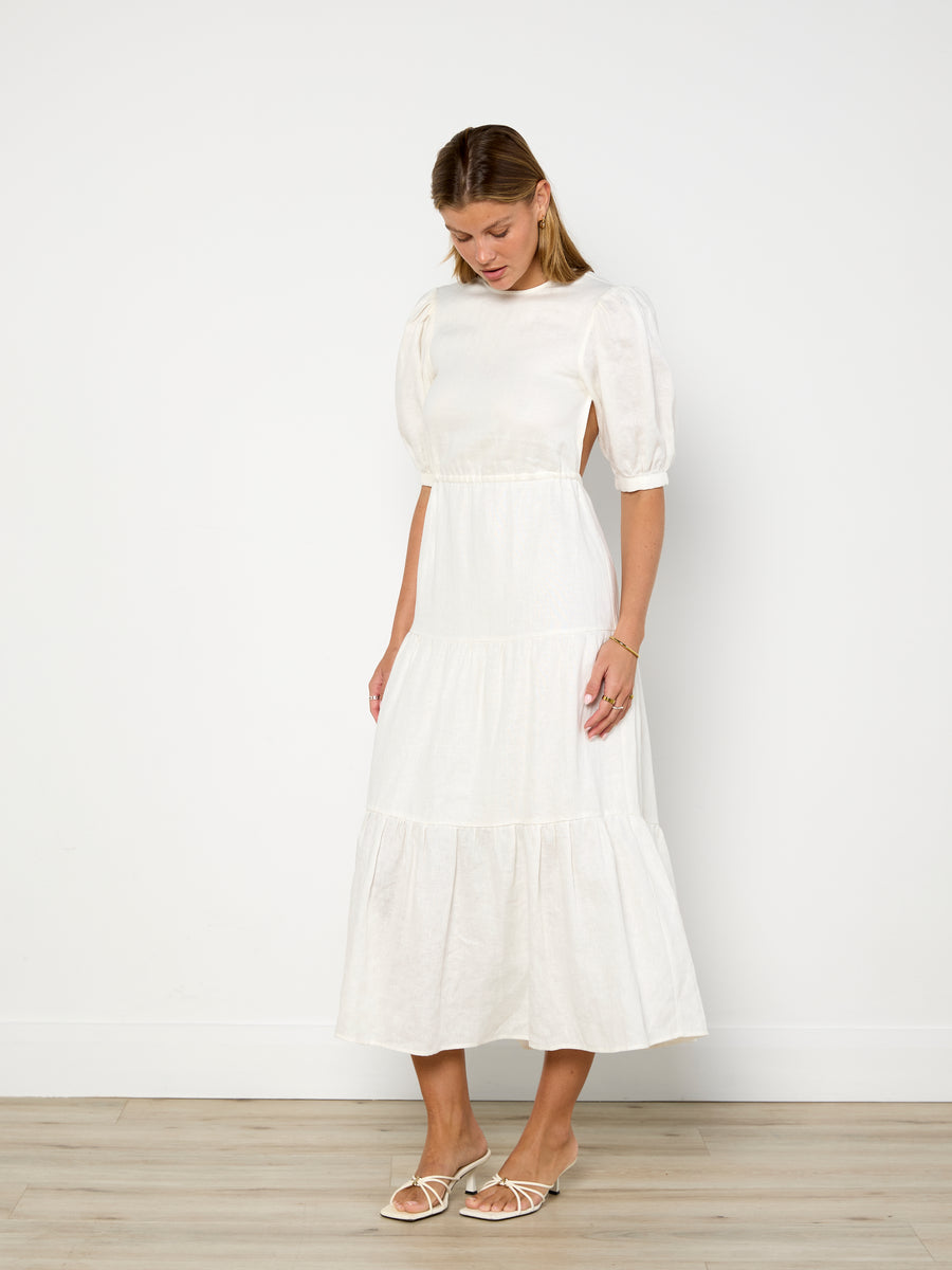 SIR. Lorena Tiered Midi Dress