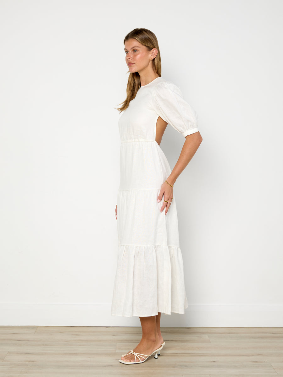 SIR. Lorena Tiered Midi Dress