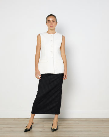 Anna Quan Bailey Vest in Boucle