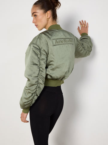 ACNE Studios Onber Padded Satin Bomber Jacket