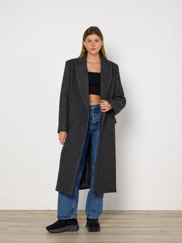 Henne Albi Heavy Wool Trench Coat