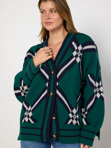 BLANCA Unisex Wool Oversized Cardigan