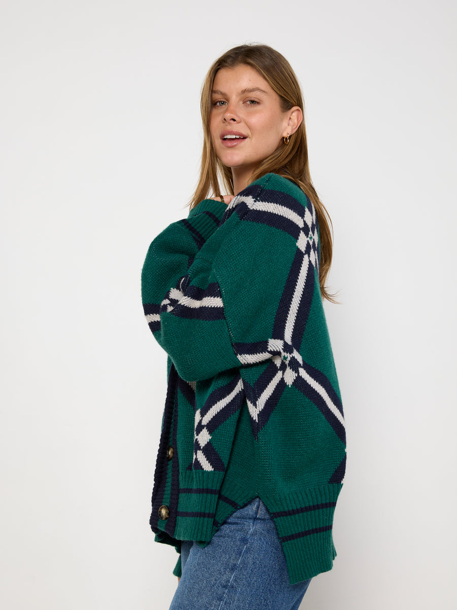 BLANCA Unisex Wool Oversized Cardigan