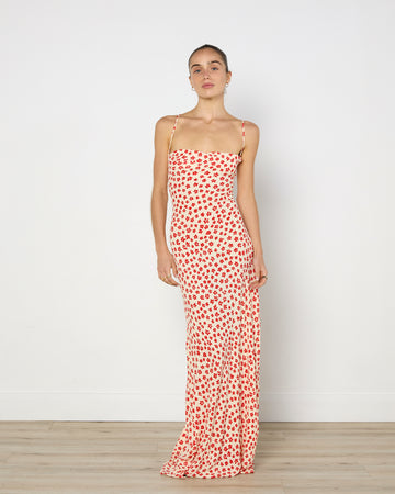 Faithfull the Brand Flower Print Maxi Dress
