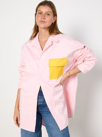BLANCA Oversized Pink Shirt