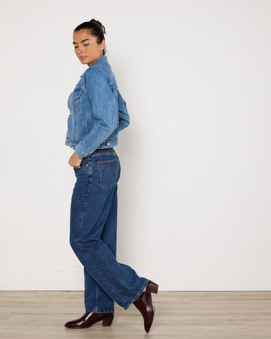 SLVRLAKE Silence Denim Jacket in Pacific