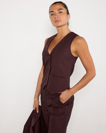 SIR. Pinstripe Vest