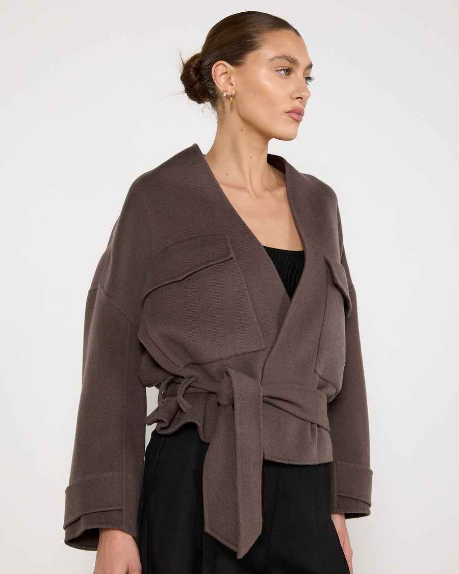 A Emery Ames Jacket in Carbon