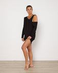 Beare Park Asymmetric Silk Top