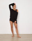 Beare Park Asymmetric Silk Top