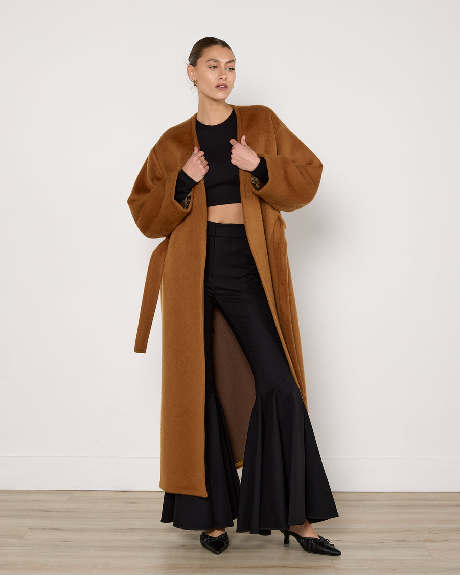 ArtClub Deshi Coat in Burnt Caramel