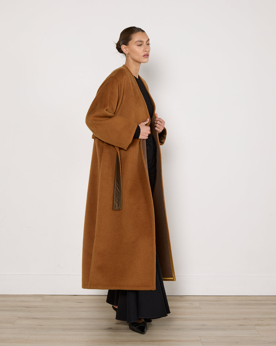 ArtClub Deshi Coat in Burnt Caramel