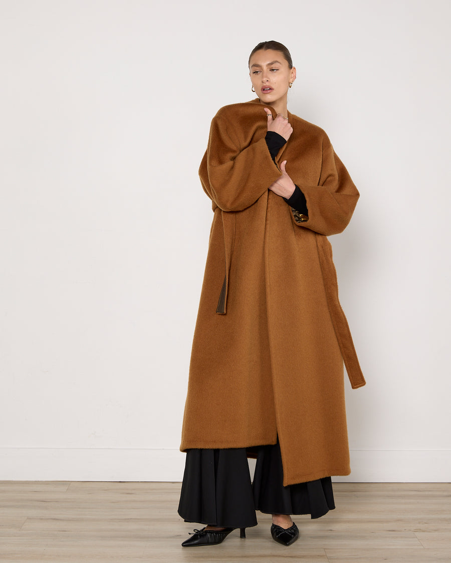 ArtClub Deshi Coat in Burnt Caramel