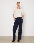 Oroton Folk Straight Leg Pant