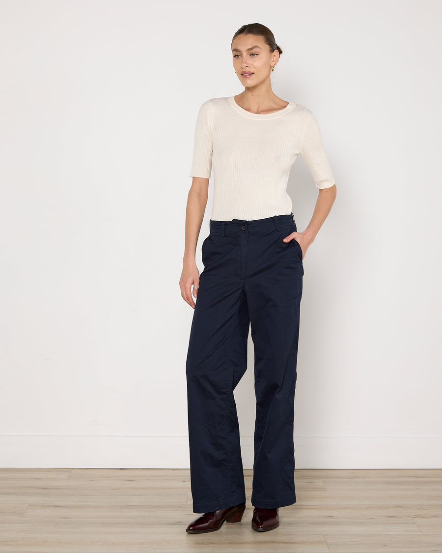 Oroton Folk Straight Leg Pant