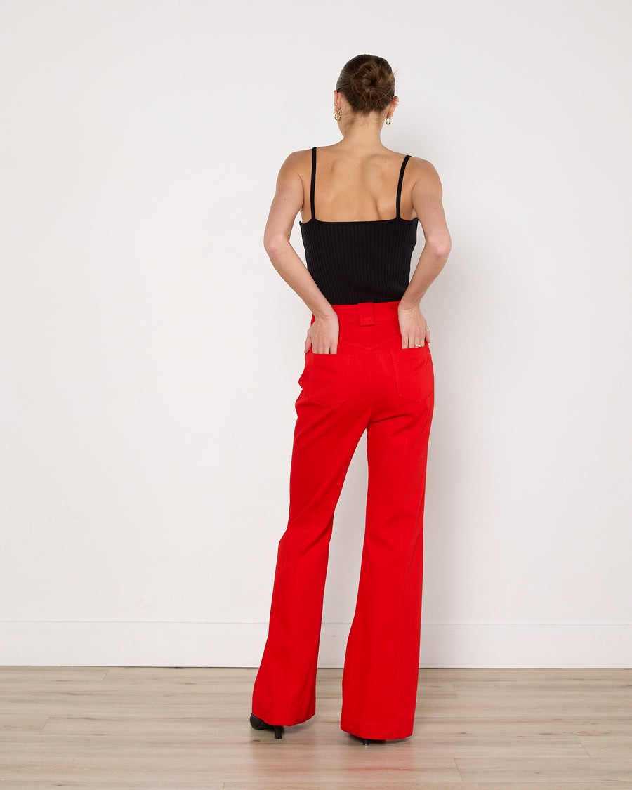 Proenza Schouler Hot Red Flares
