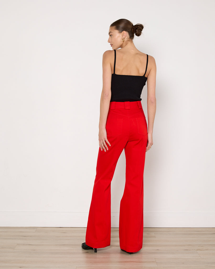 Proenza Schouler Hot Red Flares
