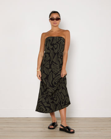 Matteau Bias Column Dress