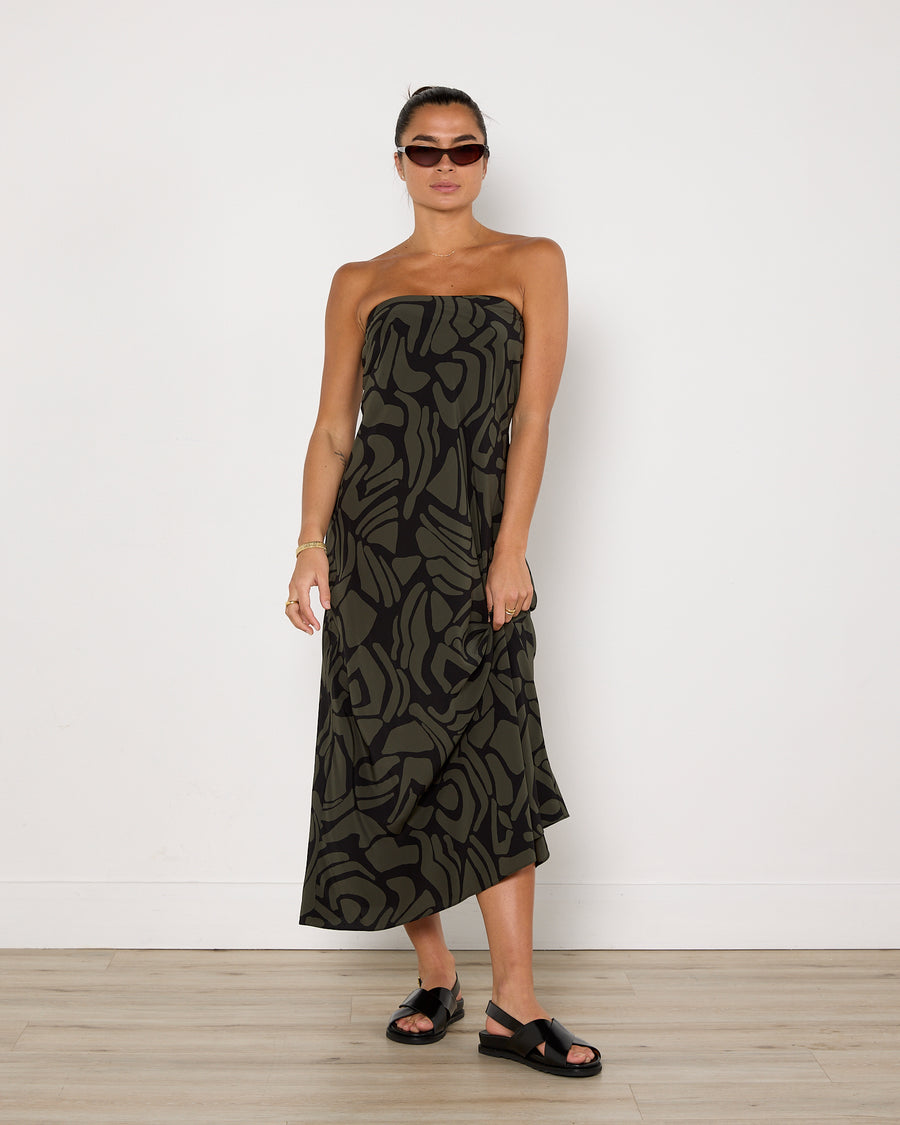 Matteau Bias Column Dress
