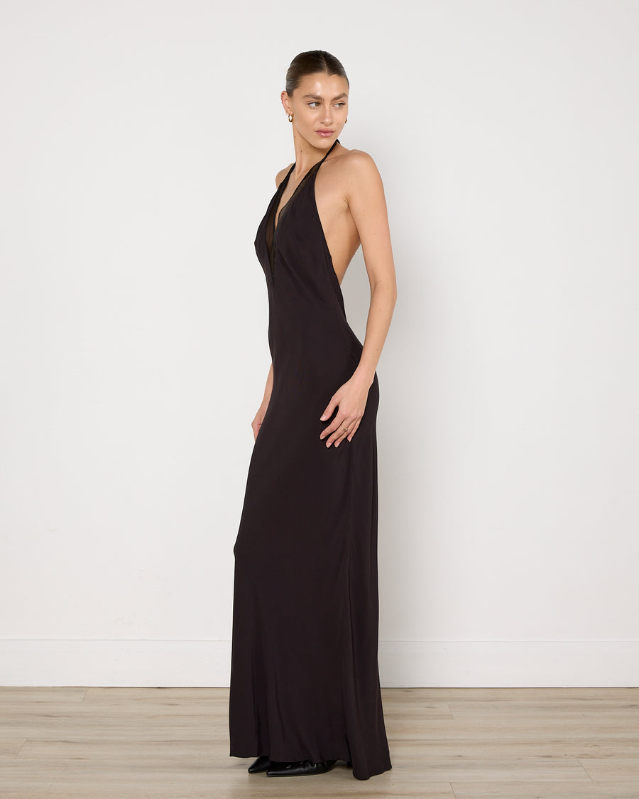 St Agni Mesh Bias Dress