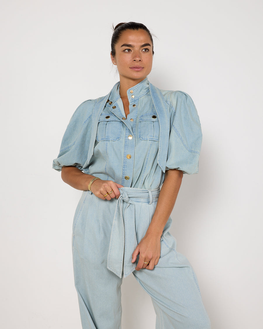 Zimmermann Acacia Denim Lantern Set