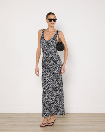 Faithfull the Brand Flower Print Maxi Dress