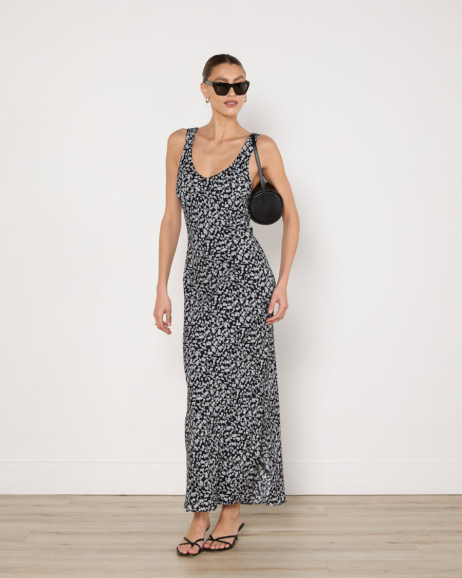 Faithfull the Brand Flower Print Maxi Dress