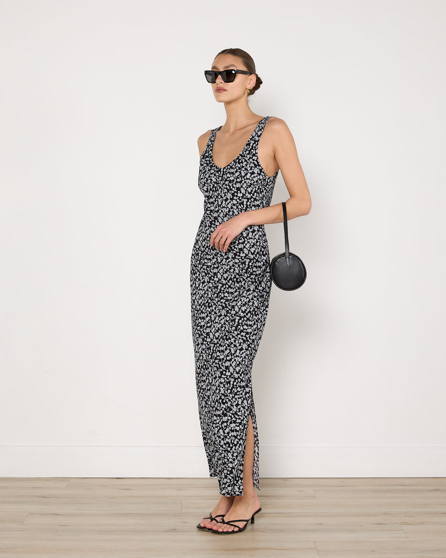 Faithfull the Brand Flower Print Maxi Dress