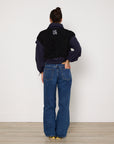 Ulla Johnson Aidan Shell and Fleece Bomber Jacket