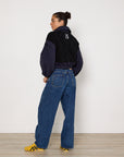 Ulla Johnson Aidan Shell and Fleece Bomber Jacket