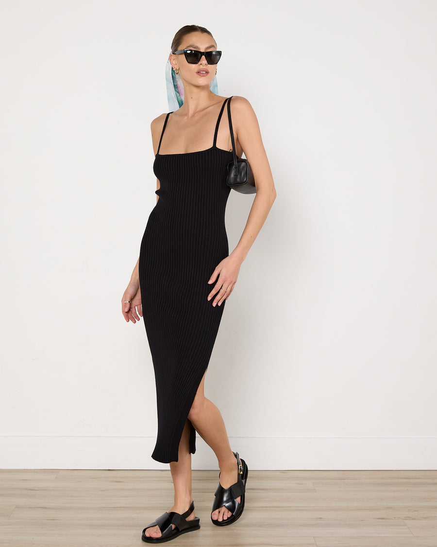 Anna Quan Ribbed Knit Dress