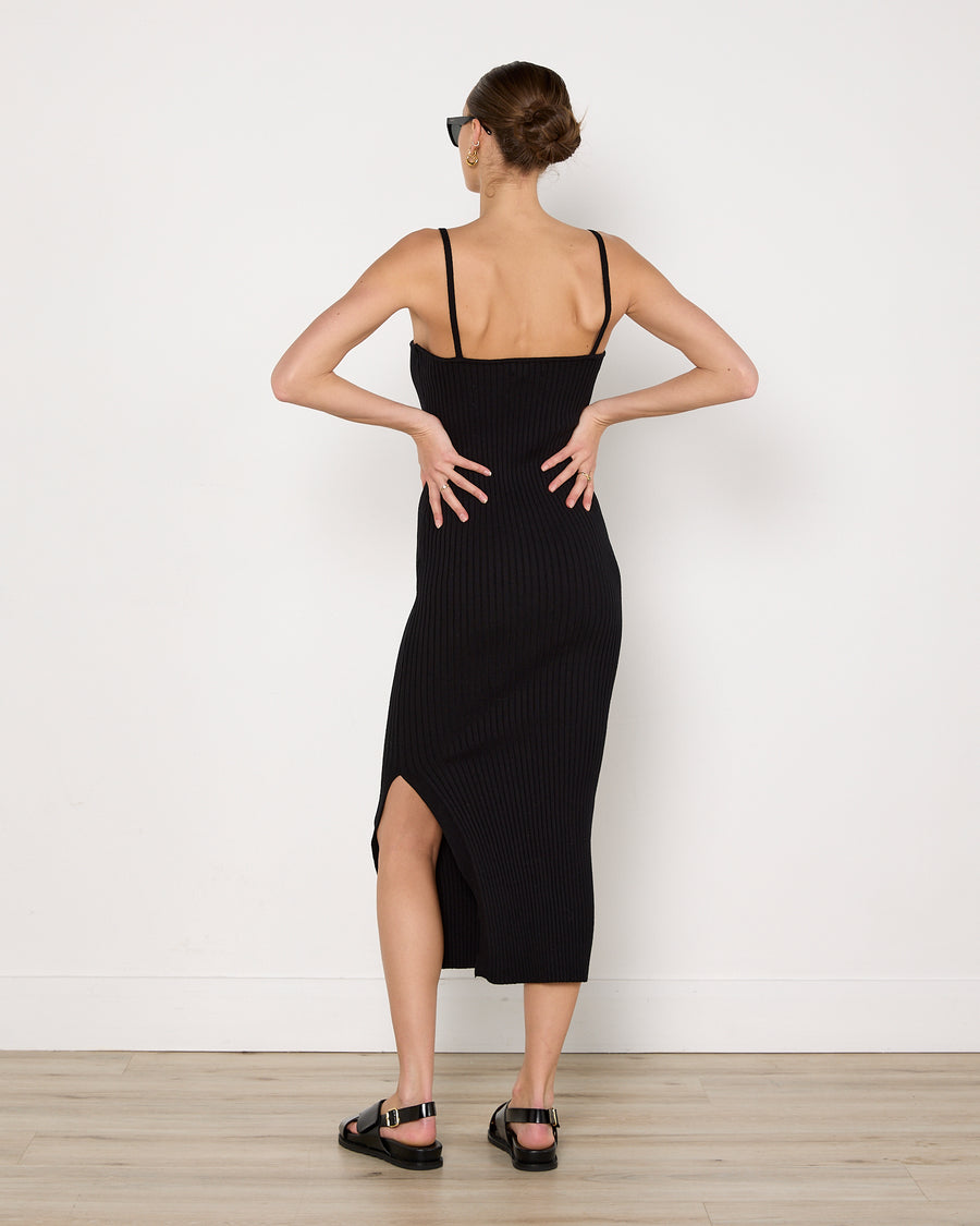 Anna Quan Ribbed Knit Dress