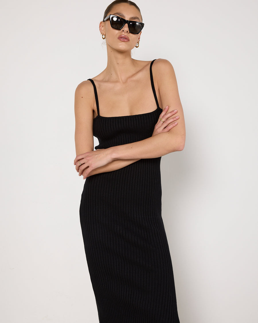 Anna Quan Ribbed Knit Dress