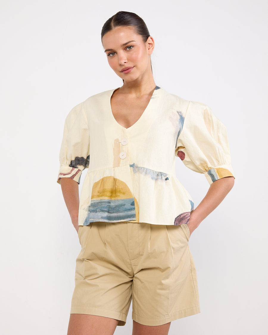 SIR. Martine Top in Martine Print