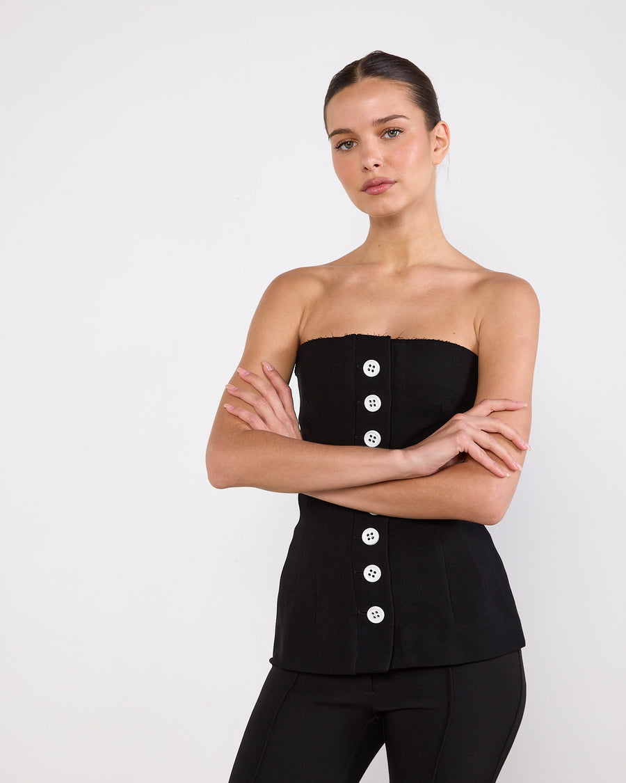 Christopher Esber Button Detail Bustier