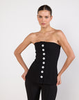 Christopher Esber Button Detail Bustier