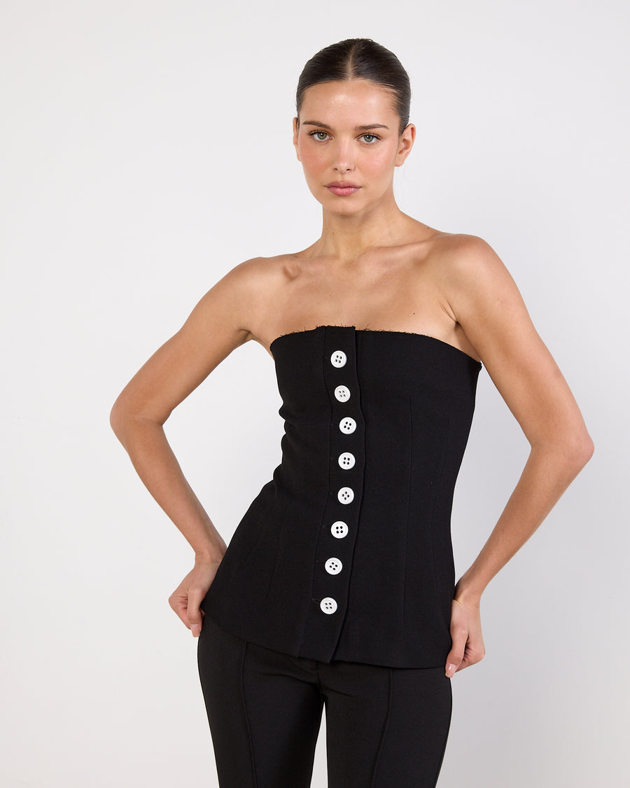 Christopher Esber Button Detail Bustier