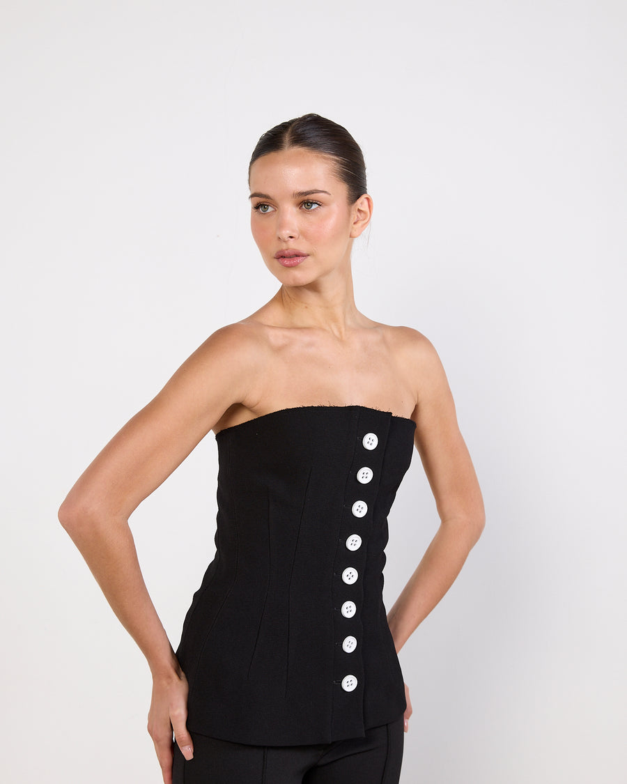 Christopher Esber Button Detail Bustier